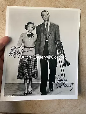 JAMES STEWART & JUNE ALLYSON Signed Photo Sp Autograph Glenn Miller Story 8x10 • $275