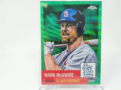 2022 Topps Chrome Platinum #187 Mark McGwire Green Wave Refractor #ed /99 • $14.99