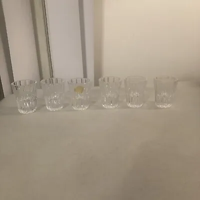 6 Echt Bleikristall Crystal Whiskey Shot Glasses • $40