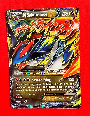 M Mega Salamence  EX  XY171  Promo REGULAR SIZE  Rare Pokémon Card EX/NM • $22.45