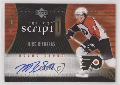 2007-08 Upper Deck Trilogy Script 1 Mike Richards #S1-MR Auto • $11.18