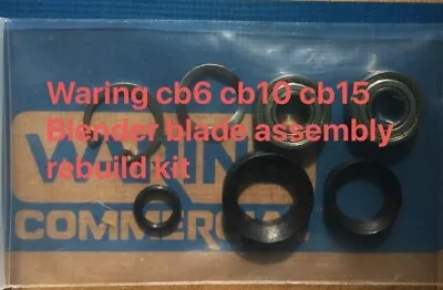 2 Pieces Bearings 018386+V-seals REBUILD KIT For Waring Cb6 Cb10 Cb15 Blender • £38.52