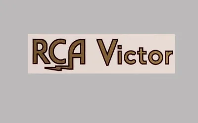 $6.25 • Buy RCA Victor Radio Logo Water Slide Decal Sticker - Old Antique Vintage Tube Radio
