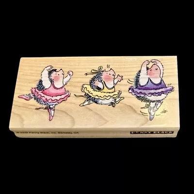 Margaret Sherry Ballerina Hedgehogs Ecarte Splits Pirouette Rubber Stamp 2361K • $18.99