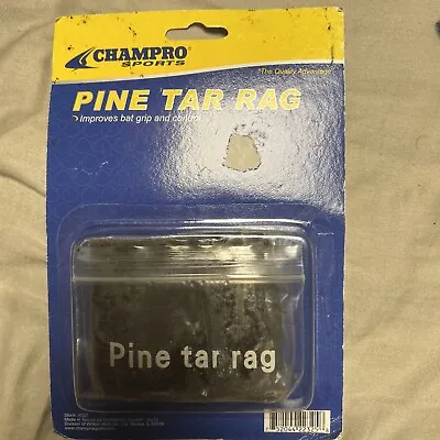 Champro Sports Pine Tar Rag For Baseball Bat Grip Vintage New Old Stock • $3.99