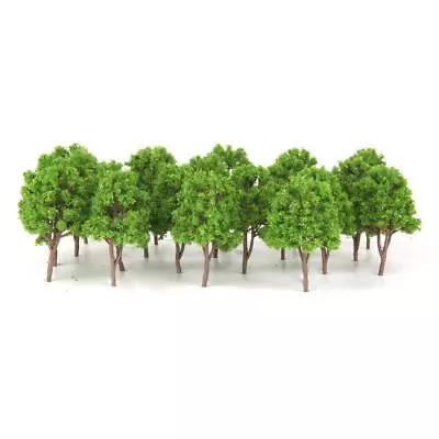 20pcs Model Trees N Scale Train Layout Wargame Scenery Diorama • $9.43