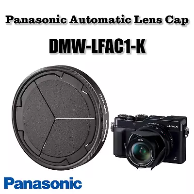 Panasonic LUMIX Automatic Lens Cap DMW-LFAC1-K For DMC-LX100 Japan NEW • $65.75