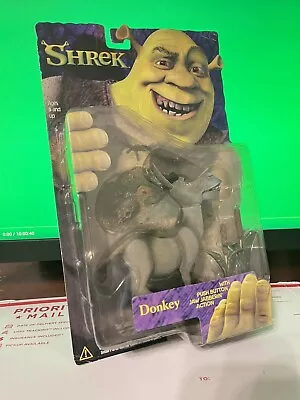 Shrek Donkey Action Figure With Push Button Jaw Jabberin’ Action McFarlane 2001  • $30.99