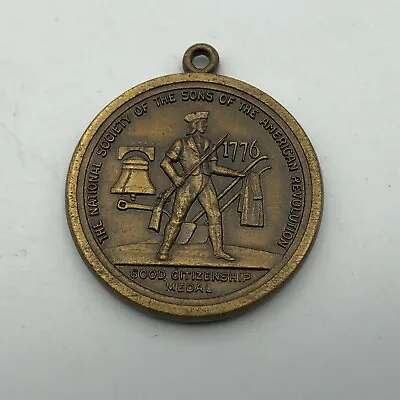$53.95 • Buy 1977 Vintage Sons American Revolution Good Citizenship FOB Award Medal Named M6