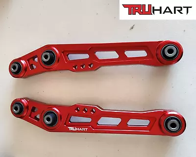 Truhart Rear Lower Control Arms Red For 88-95 Civic CRX 90-01 Integra TH-H101-RE • $136