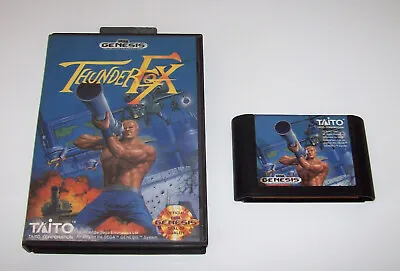 Thunder Fox  (Sega Genesis) Game Cartridge W/ Case  - Tested • $69.95