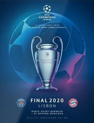 * 2020 CHAMPIONS LEAGUE FINAL - PARIS ST GERMAIN (PSG) V BAYERN MUNICH * • £9.99