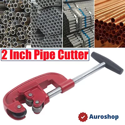 Heavy Duty Pipe Cutter Tool 2-inch Steel Pipe Cutter - Tubing Copper Cutter Set • $18.95