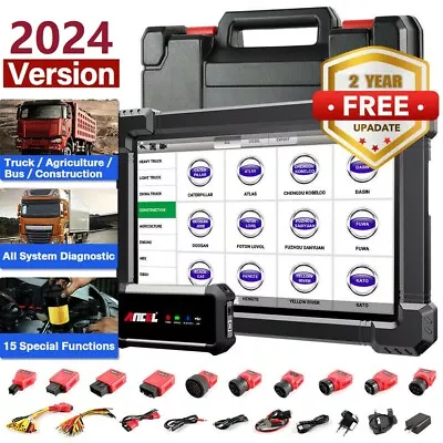 Heavy Duty Diesel Truck Scanner Full System Scanner DPF Regen Diagnostic Tablet • $679