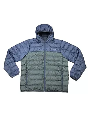 Eddie Bauer Mens Cirruslite Down Hooded Puffer Jacket Size Xl Eb650 • $34.99