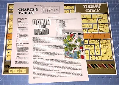 Dawn Of The Dead Complete Game  Remake Of SPI Zombie Apocalypse 100 Counters • £15.50