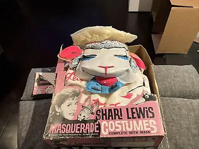 Vintage 1961 Shari Lewis Lamb Chop HALCO Medium Halloween Used Costume See Desc. • $19.99