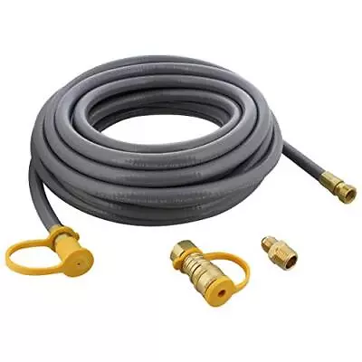  Natural Gas Grill Hose 36ft - Flexible Gas Line Quick Connect Gas Hose 3/8in  • $77