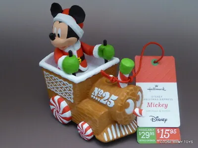 2016 Mickey Mouse Hallmark Disney Christmas Train Express Band Music Motion NWT • $13.49