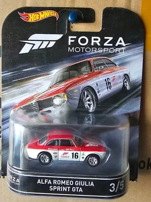 Hotwheels 2017 Forza Alfa Romeo Giulia Sprint Gta [red] Near Mint Card Good  • $49.95