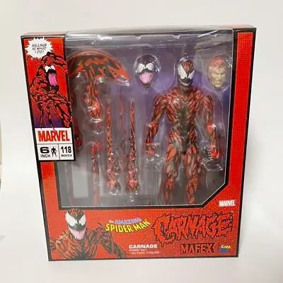 Medicom Toy MAFEX No.118 Amazing Spider-Man CARNAGE COMIC Ver. Action Figure   • $106.33