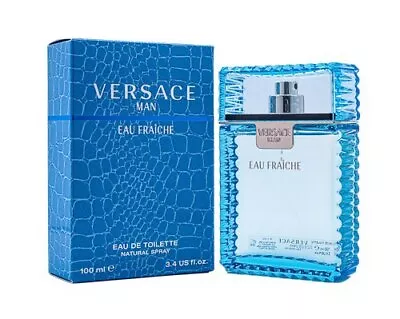 Versace Man Eau Fraiche By Gianni Versace 3.4 Oz EDT Cologne For Men New In Box • $44.13