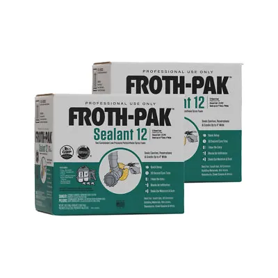 Froth Pak 12 Low GWP Formula Spray Foam Insulation 2 Pack Kit • $120.19