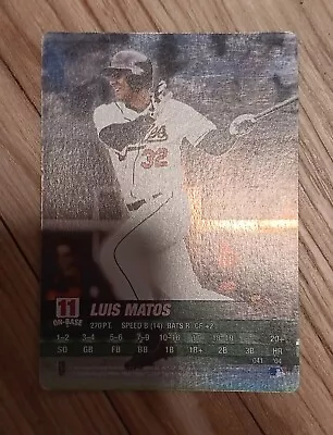 2004 MLB Showdown Luis Matos Foil Baltimore Orioles • $4