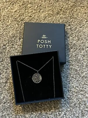 Wolf And Badger Posh Totty St Christopher Necklace Men’s • £60