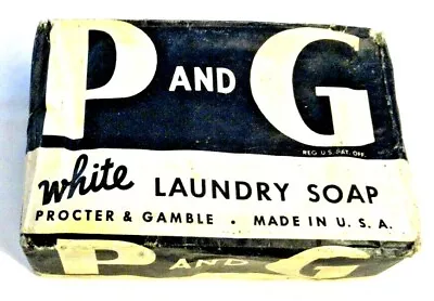 P And G Laundry Soap NOS Procter And Gamble Replaced Naphtha Soap Due To War  • $4.50