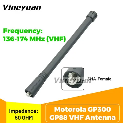 1PCS VHF Soft Antenna For Motorola GP88S/GP88/GP338/GP328/GP3188/GP68/GP340 • $5.99