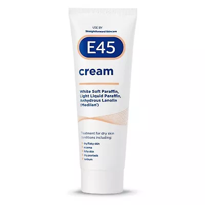 2 X E45 Cream Treatment For Dry Itchy Eczema & Sensitive Skin  Moisturiser 50g • £7.99