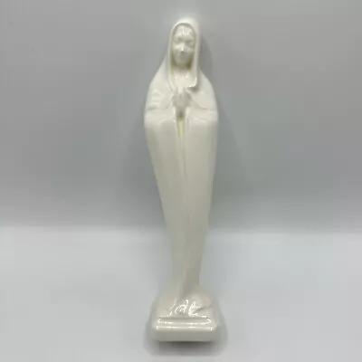 Vintage Minimalist Mary Madonna Figurine Statue Catholic Decor Ceramic Religious • $14.99