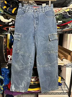 Vintage Distressed Union Bay Carpenter Double Knee Jeans Size 12 • $50.99