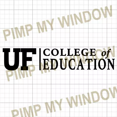 UF University Of Florida College Education Multisurface Vinyl Window Car Decal • $16.50