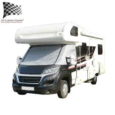 £49.95 • Buy Fiat Ducato Motorhome Deluxe Thermal Screen Wrap Cover (2006 Onwards) Grey 911