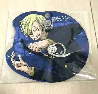 USJ One Piece Sanji Necklace & Earrings Set Universal Studios Japan Pirate Anime • $49.19