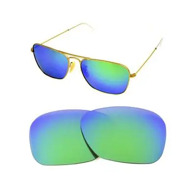 NEW POLARIZED CUSTOM GREEN LENS FIT RAY BAN CARAVAN 3136 58mm SUNGLASSES • $48.76