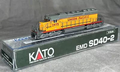N-Scale - Kato 176-4820-1: Union Pacific SD40-2 Locomotive #2975 DCC Equipped • $150