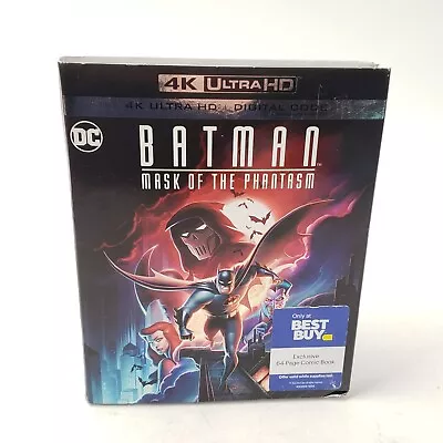 NEW Batman Mask Of The Phantasm With Comic 4K Ultra HD Blu Ray & Digital Code • $23
