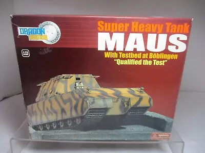 Dragon Armour 1/72 MAUS Super Heavy Tank With Testbed Boblingen 1944 60324 • $24.90