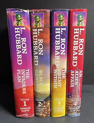 L. Ron Hubbard : Mission Earth Series Lot Of 4 Volumes / Hardcover / HMS • $16.23