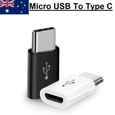 Micro USB Female To USB 3.1 Type C Male Converter USB C Data Cable OTG Adapter  • $3.59