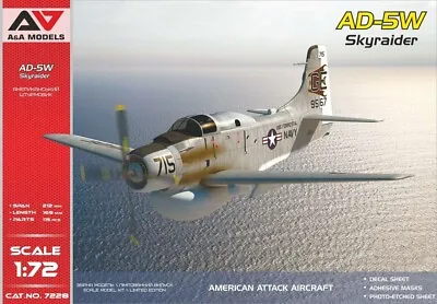 A&A Models 1/72 AD-5W SkyRaider_AAM7228 • $45.60