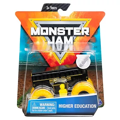 $13.99 • Buy Authentic Monster Jam Hot Rod 1:64 Race Car Mud Wheel Truck Bus Higher Education