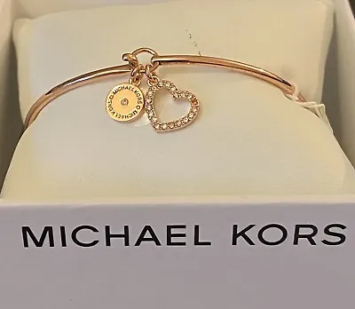 NIB Michael Kors MKJX7680791 Rose Gold Bangle Bracelet • $42.99