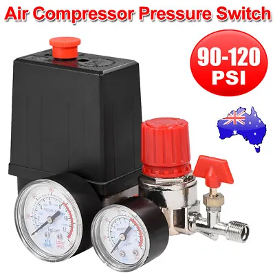 90PSI-120PSI Air Compressor Pressure Switch Valve Manifold Regulator Replacement • $26.45