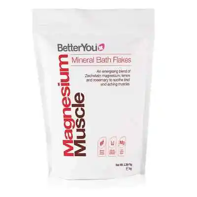 £8.55 • Buy Better You Magnesium Muscle Mineral Bath Flakes With EnergisingEssential Oil 1kg