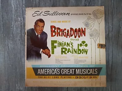 Ed Sullivan Presents Brigadoon And Finian's Rainbow Record • $17