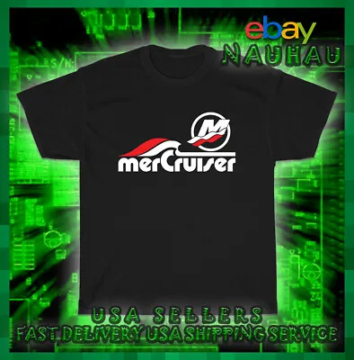 New Shirt From Mercury MerCruiser American Logo Men's T-Shirt Adult Unisex Tee • $22.88